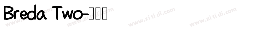 Breda Two字体转换